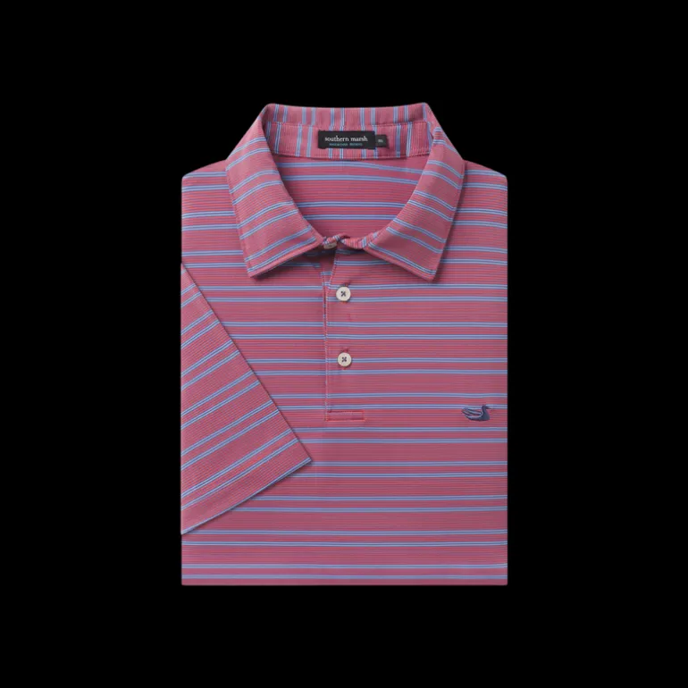 Bermuda Performance Polo - Naples Stripe