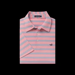 Bermuda Performance Polo - Pensacola Stripe
