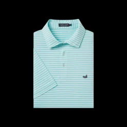 Bermuda Performance Polo - Domingo Stripe
