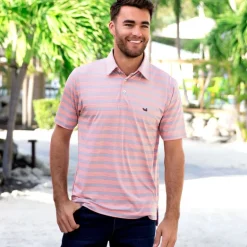 Bermuda Performance Polo - Pensacola Stripe