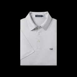 Bermuda Performance Polo - Clearwater Stripe