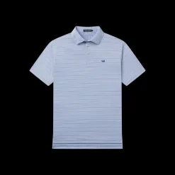 Bermuda Performance Polo - Chenier Stripe