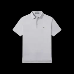Bermuda Performance Polo - Clearwater Stripe