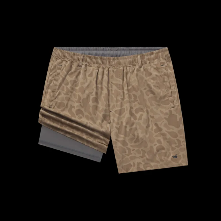 Billfish Lined Performance Short - Camo