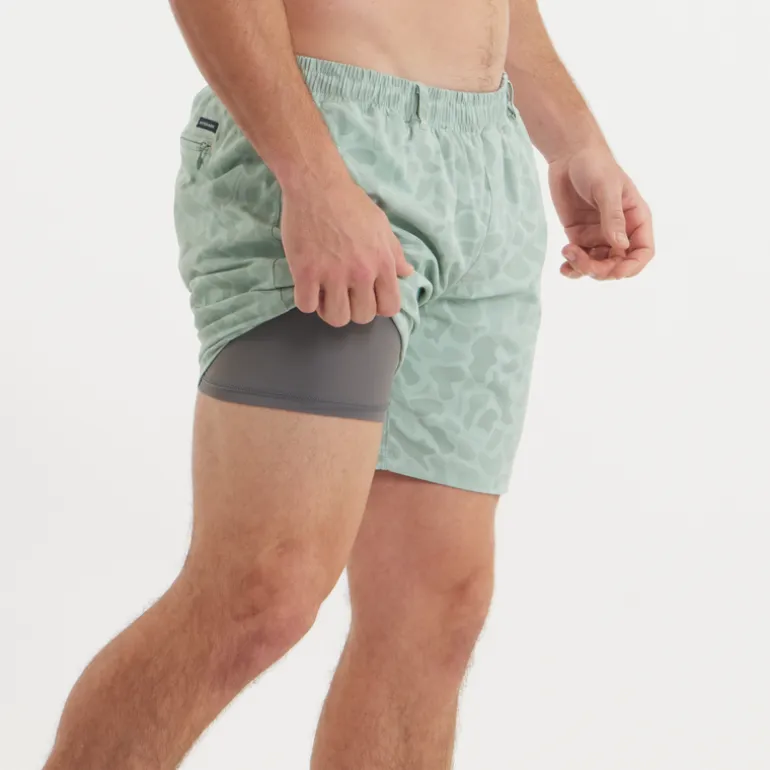 Billfish Lined Performance Short - Camo