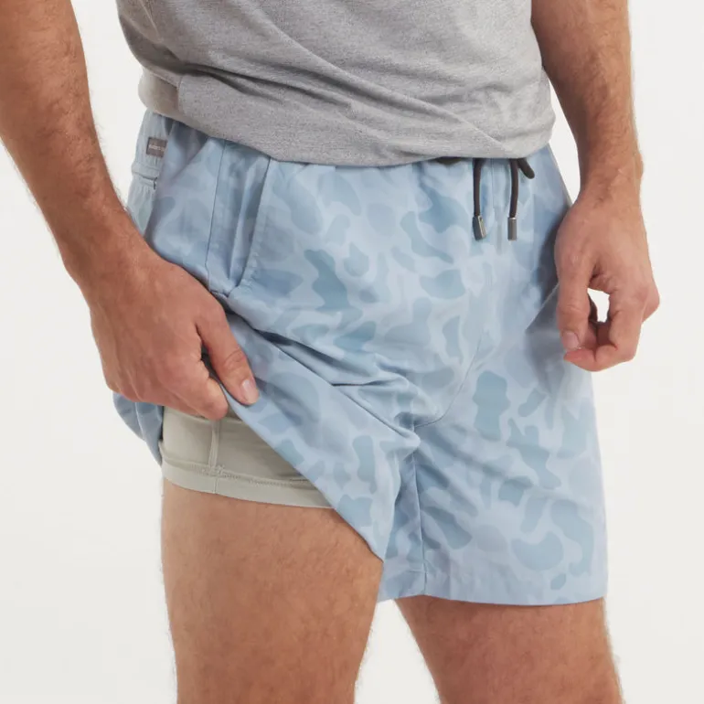 Billfish Lined Performance Short - Camo