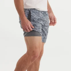 Billfish Lined Performance Short - Camo