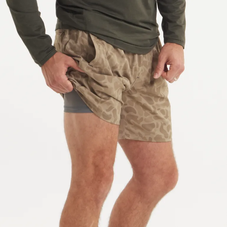 Billfish Lined Performance Short - Camo