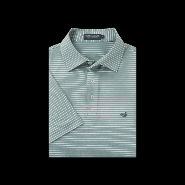 Biloxi Heather Performance Polo