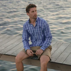 Bluefish Performance Plaid Dress Shirt