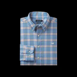Bluefish Performance Plaid Dress Shirt