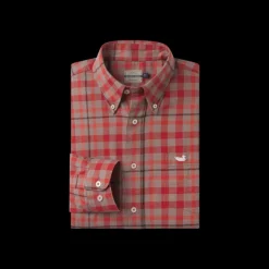 Boundary Washed Plaid Dress Shirt