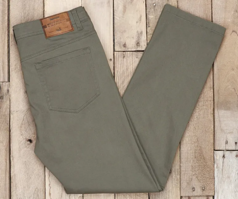 Brazos Stretch Twill Pant - Dark Green