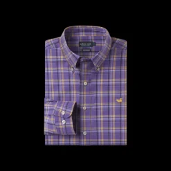 Bristol Performance Plaid Dress Shirt