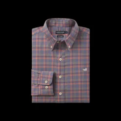 Bristol Performance Plaid Dress Shirt