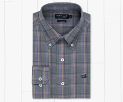 Bristol Performance Plaid Dress Shirt