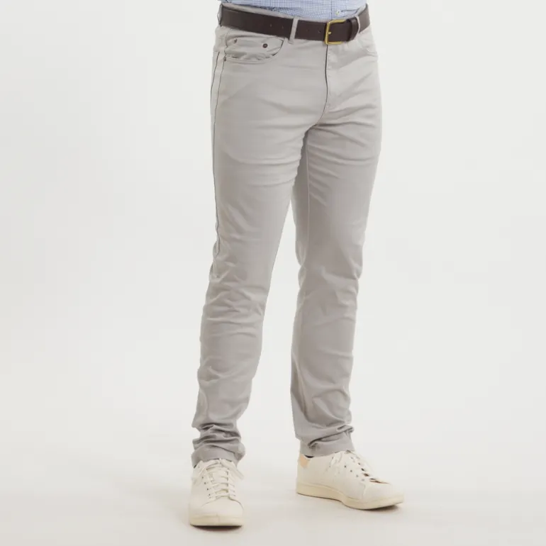 Cahaba Comfort Stretch Twill Pant - Light Gray