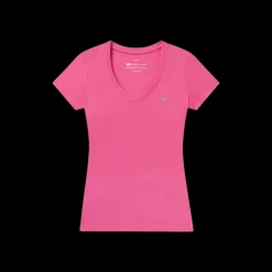 Caroline V-Neck Tee - Cotton