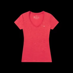 Caroline V-Neck Tee - Slub