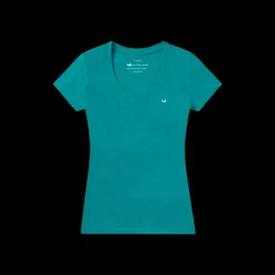 Caroline V-Neck Tee - Slub