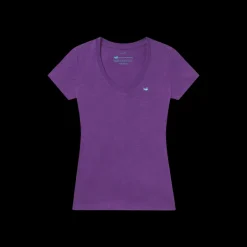 Caroline V-Neck Tee - Slub