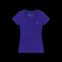 Caroline V-Neck Tee - Slub