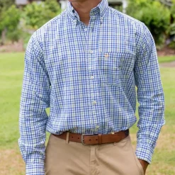 Cashiers Washed Gingham Dress Shirt