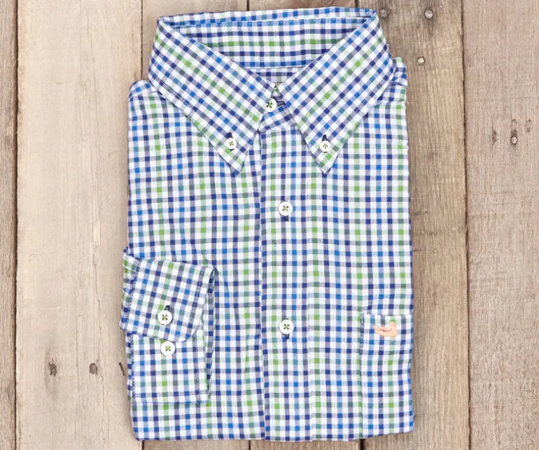 Cashiers Washed Gingham Dress Shirt