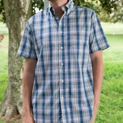 Catawba Plaid Dress Shirt - Short Sleeve