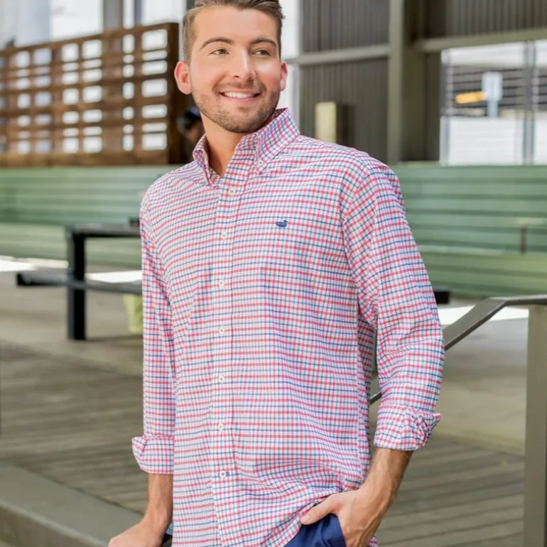 Chambers Performance Gingham Dress Shirt