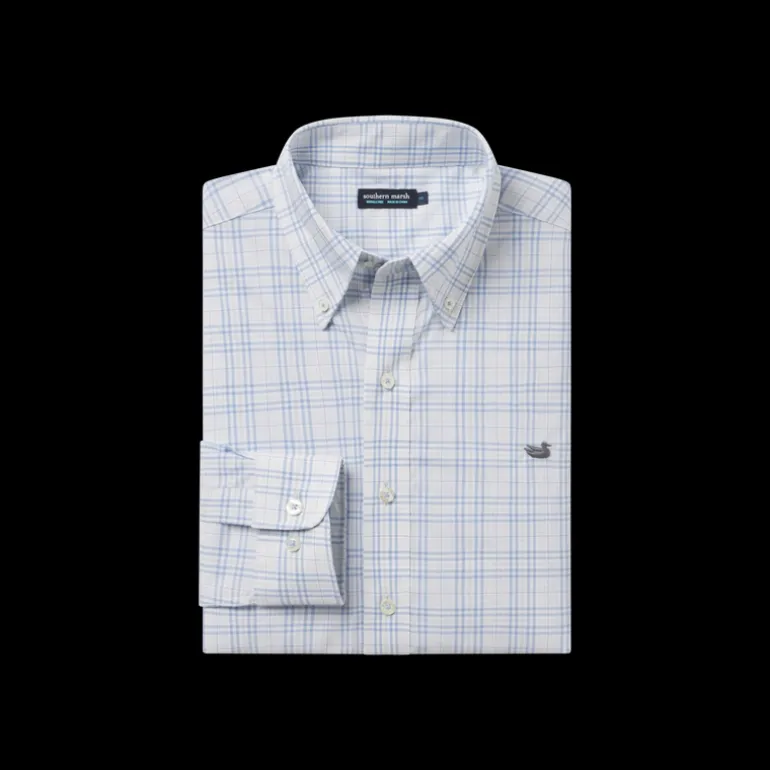 Charlotte Windowpane Dress Shirt