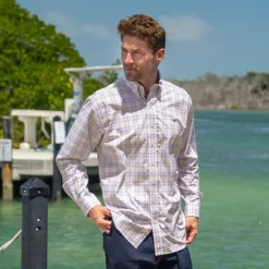 Charlotte Windowpane Dress Shirt