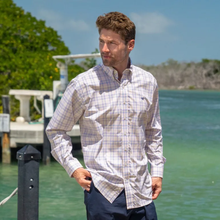 Charlotte Windowpane Dress Shirt