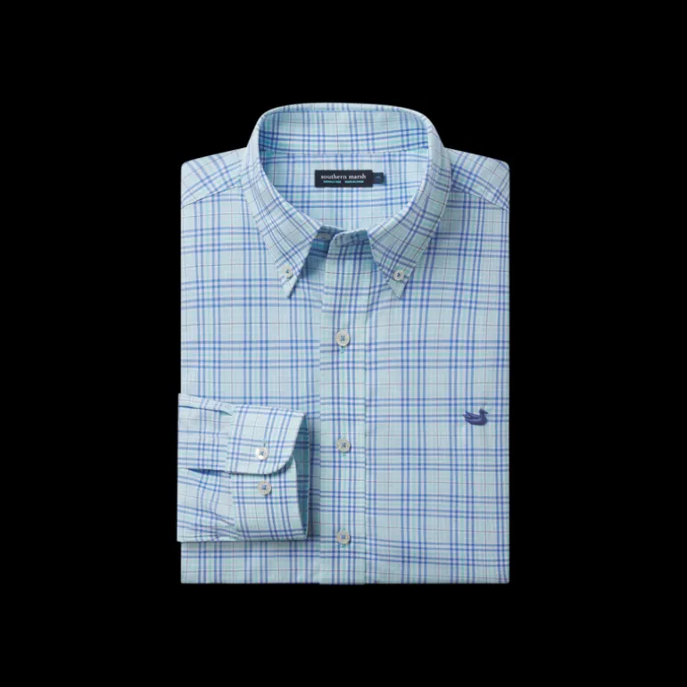Charlotte Windowpane Dress Shirt