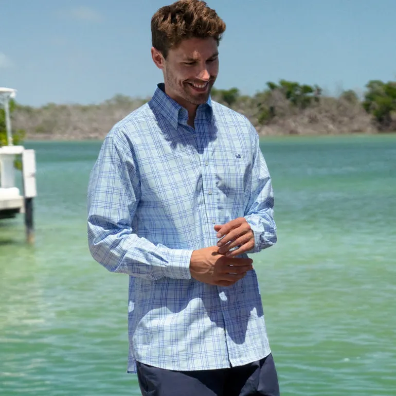 Charlotte Windowpane Dress Shirt