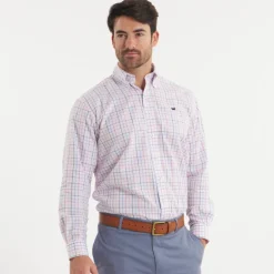 Chateau Windowpane Dress Shirt