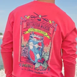 Cocktail Tee - Mint Julep - Long Sleeve