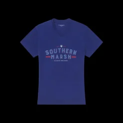 Danielle V-Neck Tee - Slub