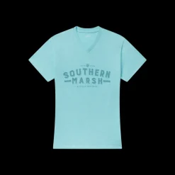 Danielle V-Neck Tee - Slub