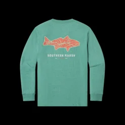 Delta Fish Tee - Long Sleeve
