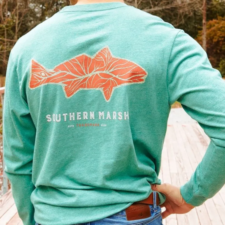 Delta Fish Tee - Long Sleeve