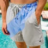 Dockside Swim Trunk - Brigade Stripe