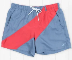 Dockside Swim Trunk - Brigade Stripe