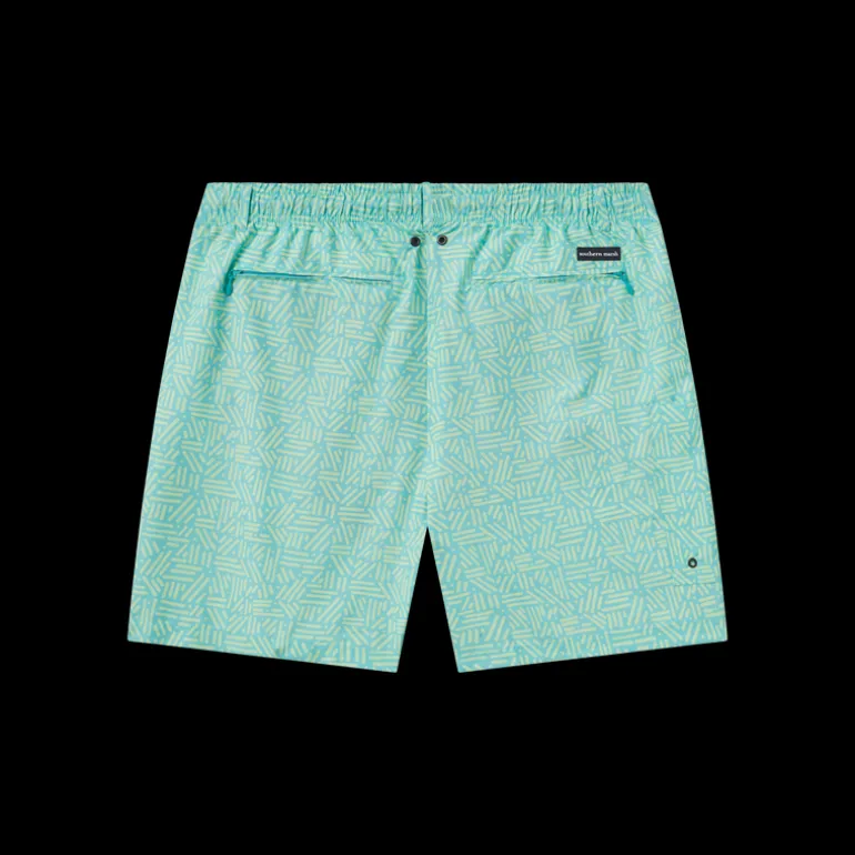 Dockside Swim Trunk - Dots & Lines