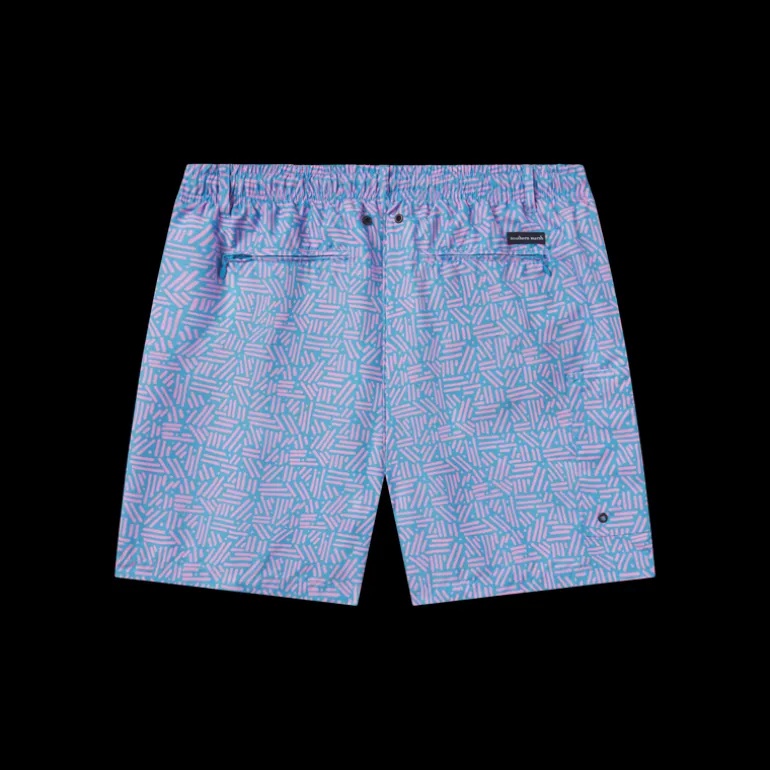 Dockside Swim Trunk - Dots & Lines