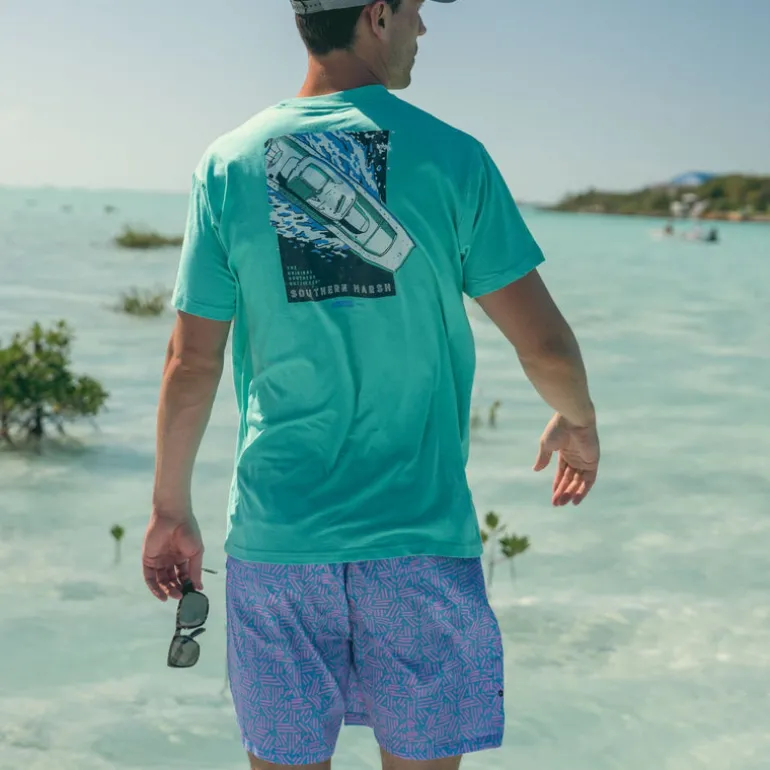 Dockside Swim Trunk - Dots & Lines
