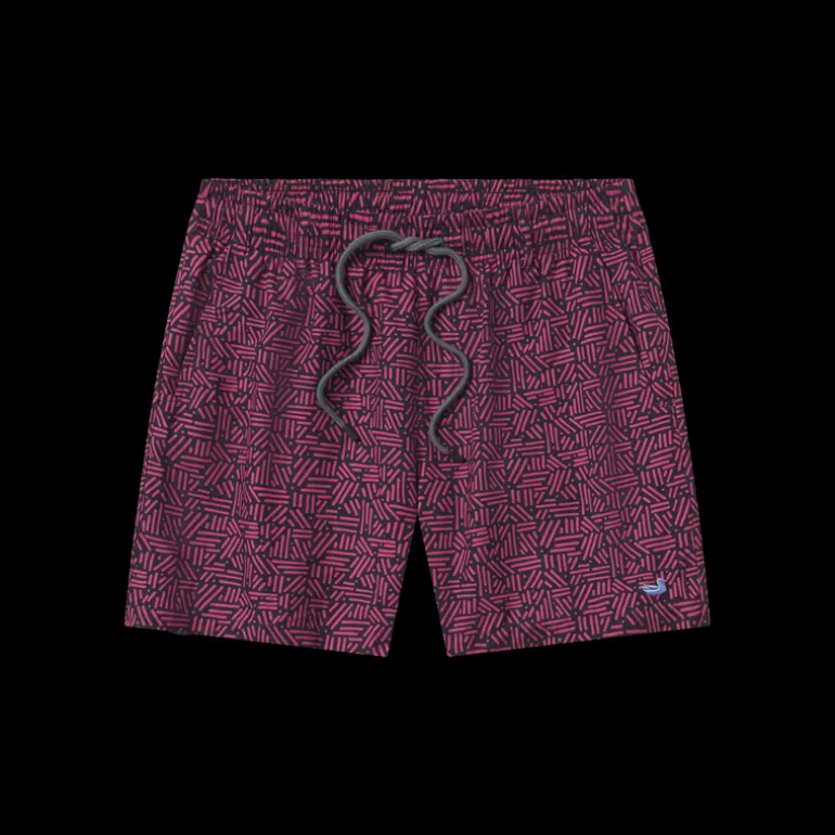 Dockside Swim Trunk - Dots & Lines