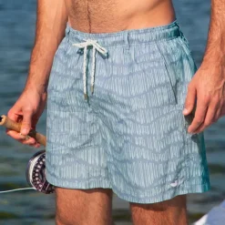 Dockside Swim Trunk - Falling Lines
