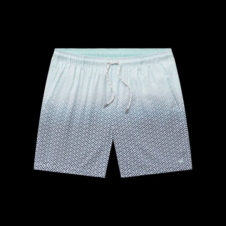 Dockside Swim Trunk - Herringbone Fade