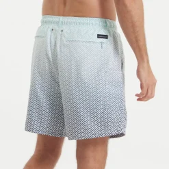 Dockside Swim Trunk - Herringbone Fade